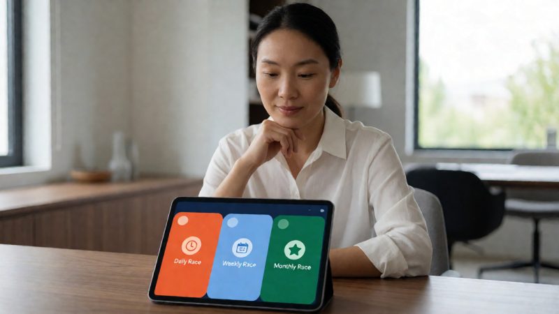 每日赛与周赛、月赛有什么区别? 示意图